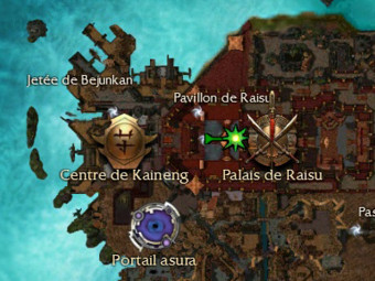 Carte de la quête : La reprise du palais