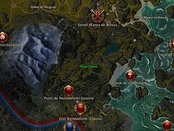 Carte générale - Mont Qinkai