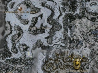 Carte générale - Caverne du Croc de Glace