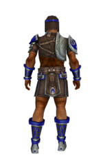 Armure de gladiateur pour guerrier (Homme) - Bleu Dos.jpg