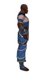 Armure de Shing Jea pour moine (Homme) - Bleu Droite.jpg