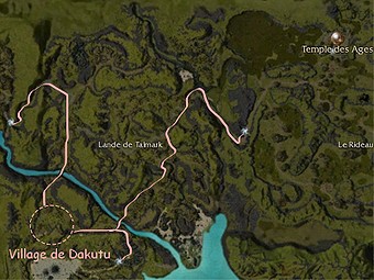 Carte générale - Village de Dakutu