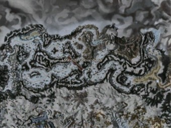 Carte générale - Mine du Cheval de Fer