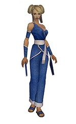 Armure d'Ascalon pour moine (Femme) - Bleu Face.jpg
