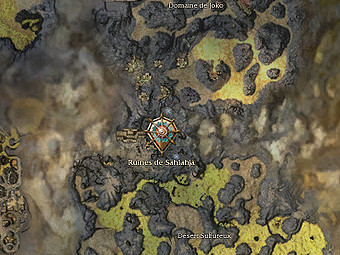Carte générale - Ruines de Sahlahja