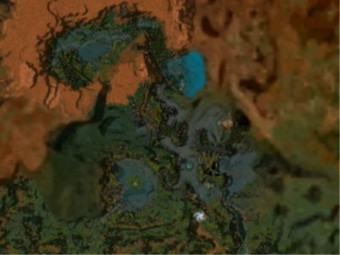Carte détaillée - Cromlech de Denravi