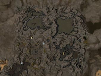 Carte détaillée - Gosier du Dragon