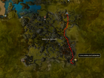 Carte générale - Catacombes de Kathandrax