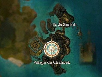 Carte générale - Ile de Shehkah