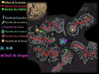 Carte générale - Antre du Dragon (Mission en mode coopératif)