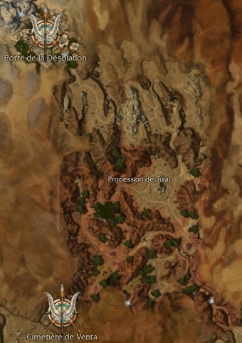 Carte générale - Procession de Turai